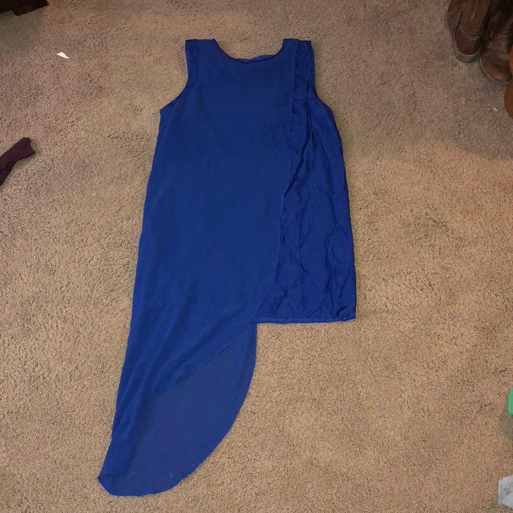 Urban Outfitters blue asymmetrical dress